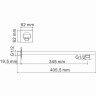 Кронштейн для верхнего душа WASSERKRAFT AISCH A180